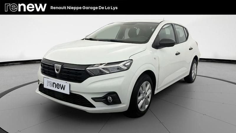 Blanc Utilisé 2021 Dacia Sandero Essentiel Citadine | 12 499 € (Bon prix) - Image 1/4