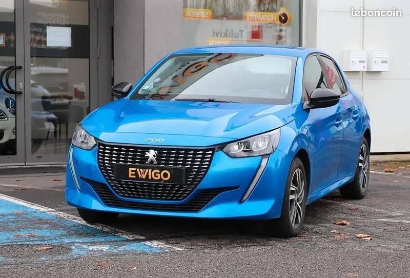 Bleu Occasion 2022 Peugeot 208 Allure Citadine | 13 990 € (Bon prix) - Image 1/4
