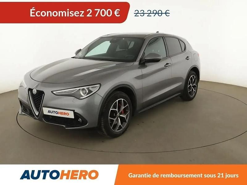 Occasion Alfa Romeo Stelvio Super 209 ch (153 kW) 2018 Gris SUV