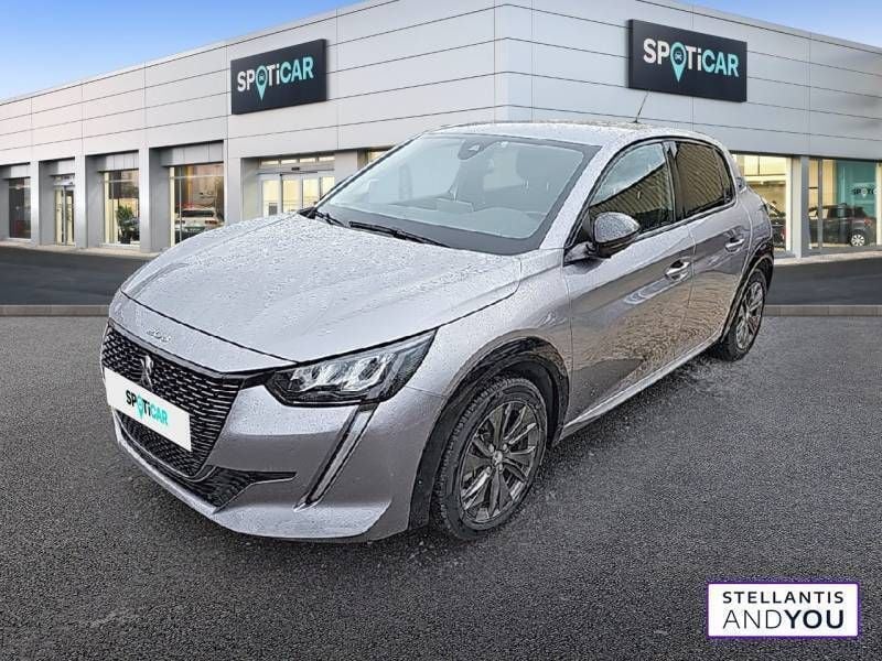 Gris Utilisé 2021 Peugeot e-208 Allure Citadine | 14 490 € (Prix juste) - Image 1/3