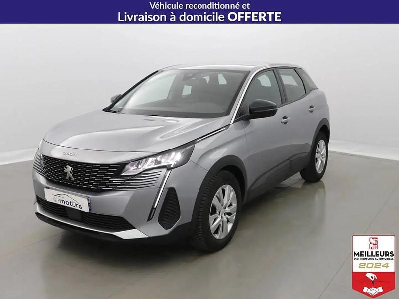 Gris Utilisé 2022 Peugeot 3008 Active SUV | 18 900 € (Bon prix) - Image 1/4