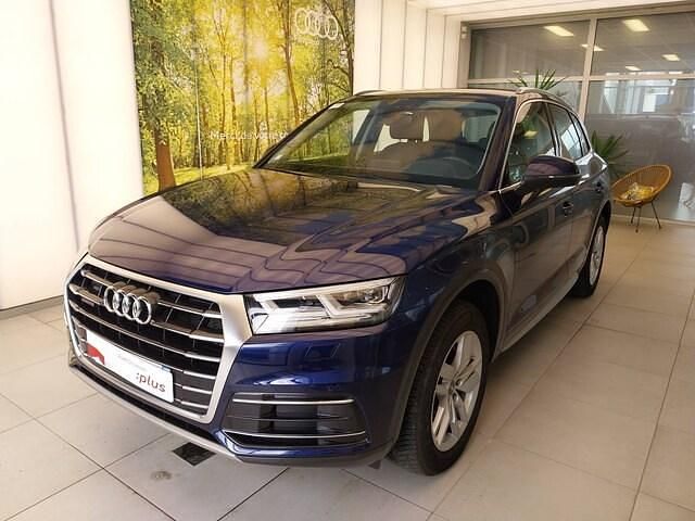 Bleu navarre métallisé Occasion 2020 Audi Q5 Design SUV | 33 990 € (Bon prix) - Image 1/4