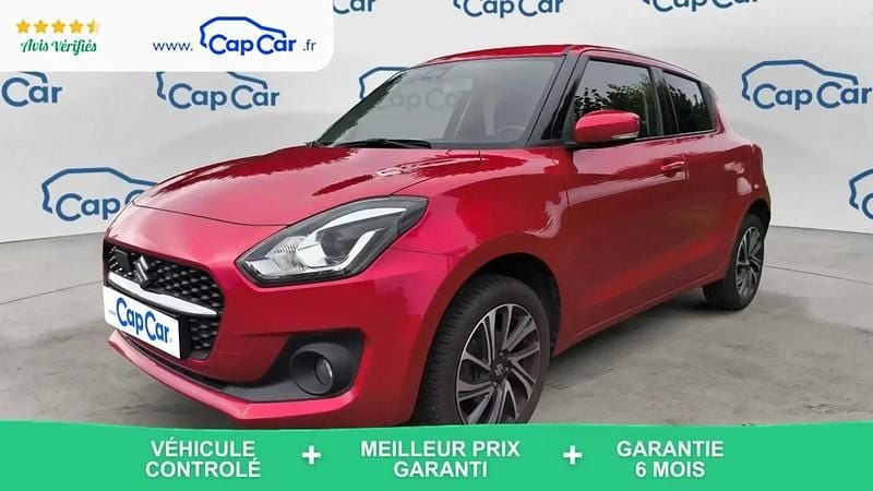 Rouge Utilisé 2021 Suzuki Swift Citadine | 10 440 € (Bon prix) - Image 1/4
