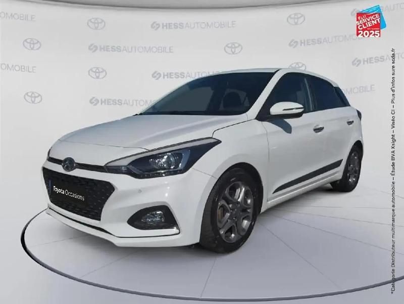 Blanc Utilisé 2019 Hyundai i20 Berline | 12 999 € (Prix juste) - Image 1/4