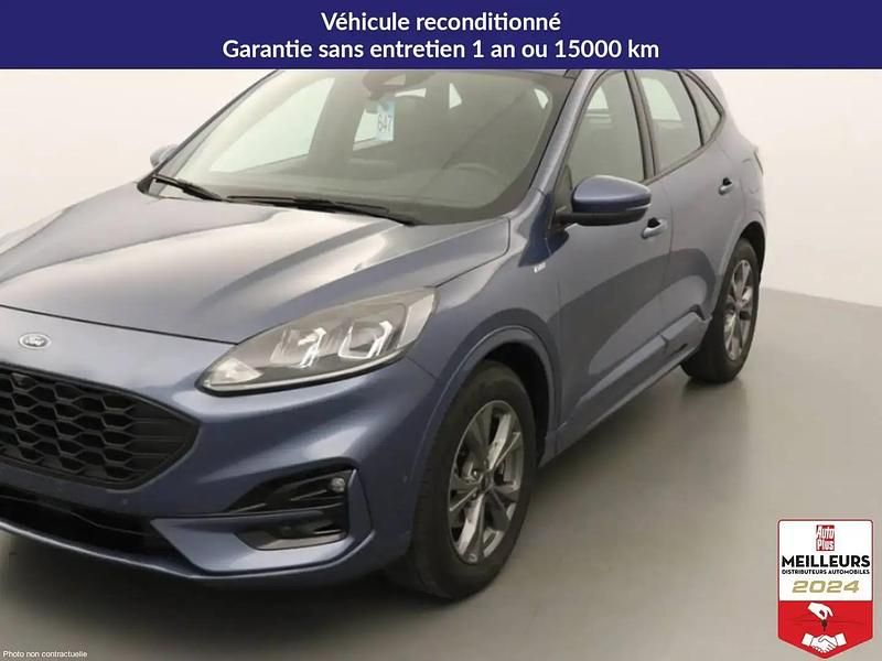 Bleu Utilisé 2022 Ford Kuga ST-Line SUV | 25 440 € (Prix juste) - Image 1/4