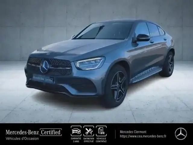 Gris sélénite métallisé Occasion 2023 Mercedes GLC220 AMG line Coupé | 51 990 € (Super prix) - Image 1/4