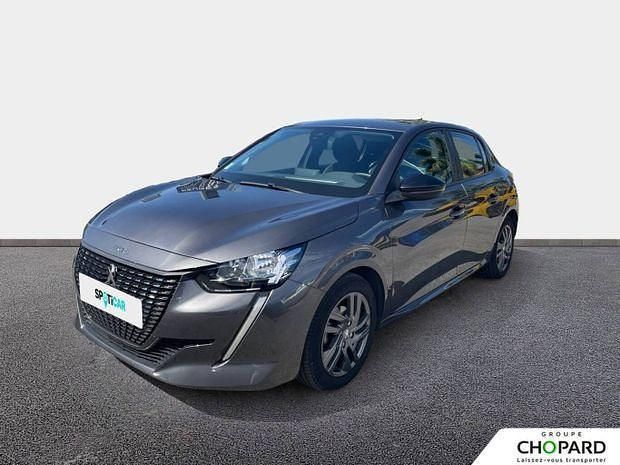 Gris Utilisé 2022 Peugeot 208 Active Citadine | 11 957 € (Bon prix) - Image 1/4