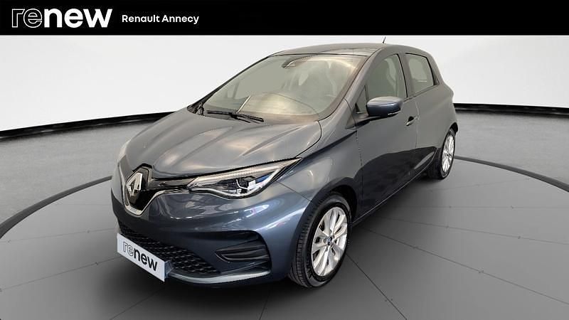 Gris Occasion 2020 Renault Zoe Zen Citadine | 12 390 € (Prix juste) - Image 1/4