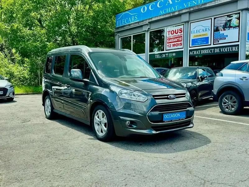 Gris Utilisé 2015 Ford Tourneo Connect Monospace | 16 900 € (Super prix) - Image 1/4