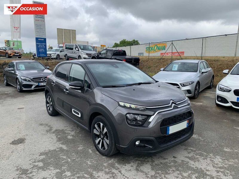 Gris Utilisé 2021 Citroën C3 Shine Citadine | 17 690 € - Image 1/4