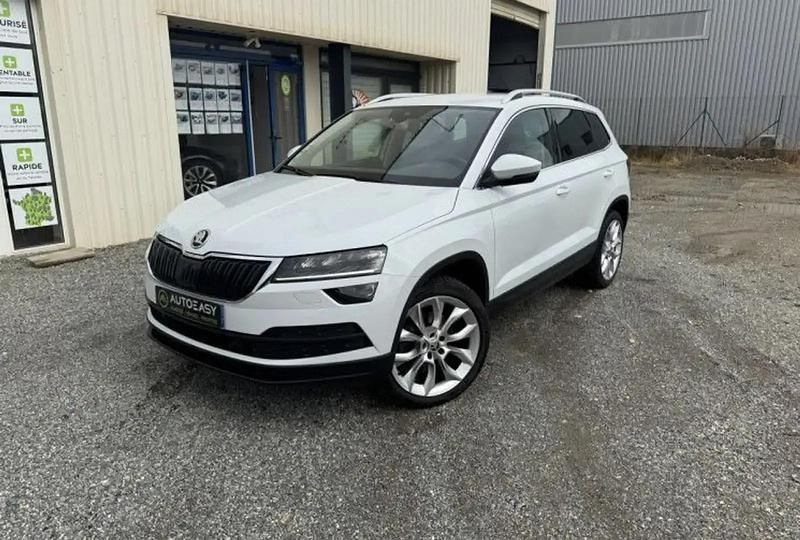 Blanc Utilisé 2019 Skoda Karoq Style SUV | 27 990 € (Prix assez cher) - Image 1/4