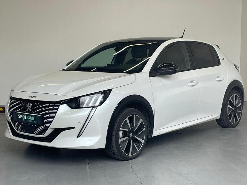 Blanc Utilisé 2021 Peugeot e-208 GTi Citadine | 15 190 € (Super prix) - Image 1/4