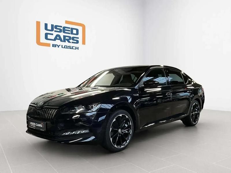 Noir Occasion 2021 Skoda Superb SportLine | 26 490 € (Prix juste) - Image 1/4