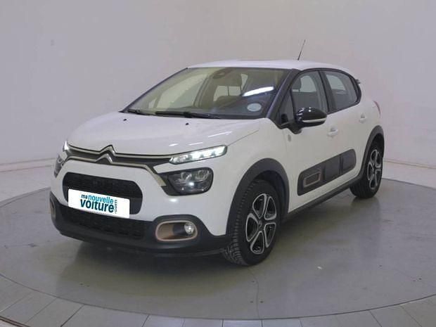 Blanc Utilisé 2023 Citroën C3 PureTech Citadine | 10 990 € (Bon prix) - Image 1/4