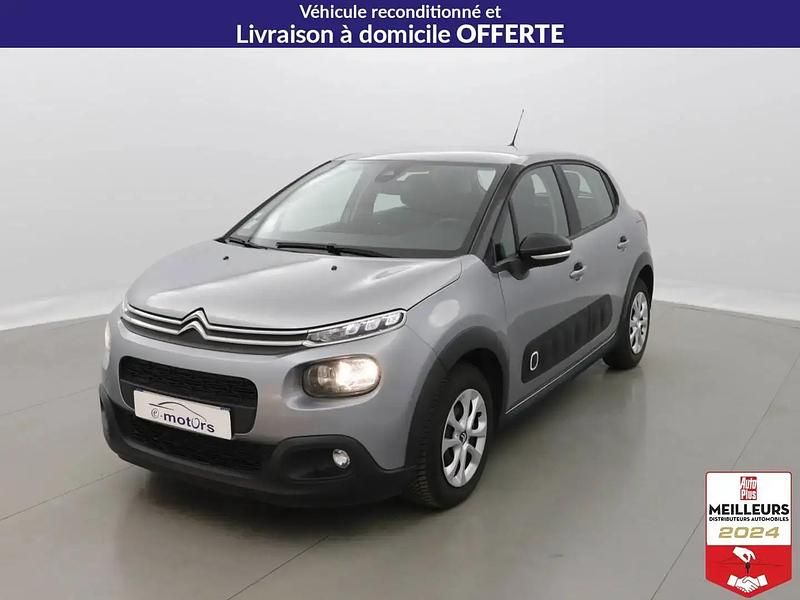 Gris Occasion 2018 Citroën C3 Feel Berline | 9 900 € (Prix assez cher) - Image 1/4