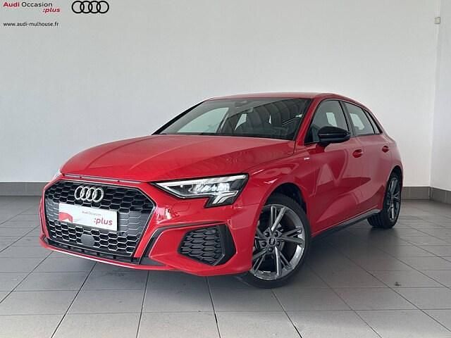 Rouge tango métallisé Utilisé 2023 Audi A3 S-Line | 31 997 € (Prix juste) - Image 1/4