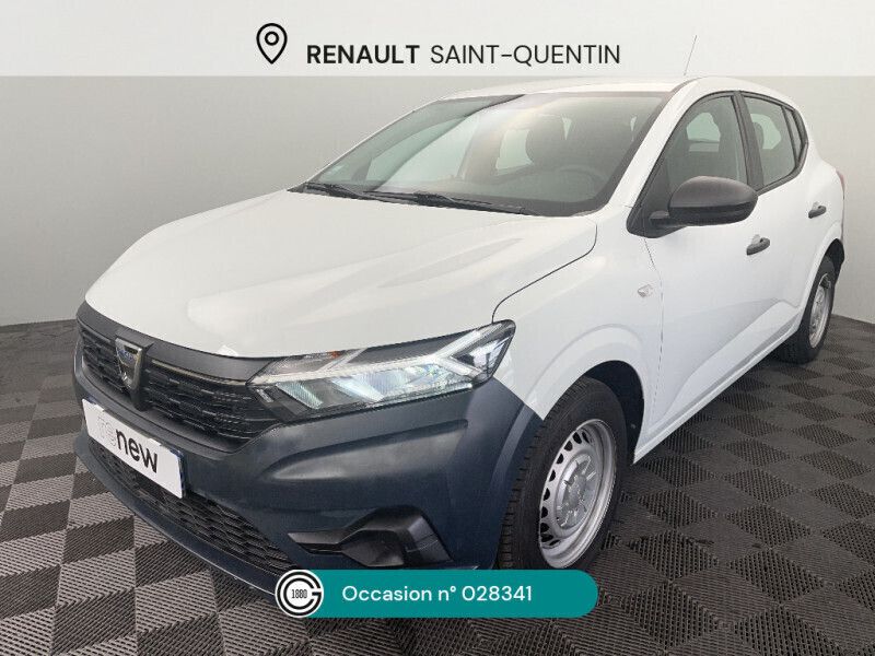 Blanc Utilisé 2021 Dacia Sandero Acces Citadine | 9 990 € (Prix juste) - Image 1/4