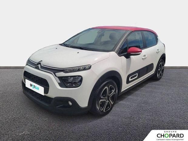 Blanc Utilisé 2022 Citroën C3 Shine Citadine | 11 489 € (Prix juste) - Image 1/4