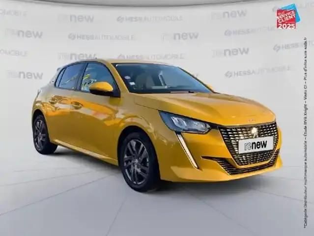 Occasion Peugeot 208 Style 2021 Jaune Citadine