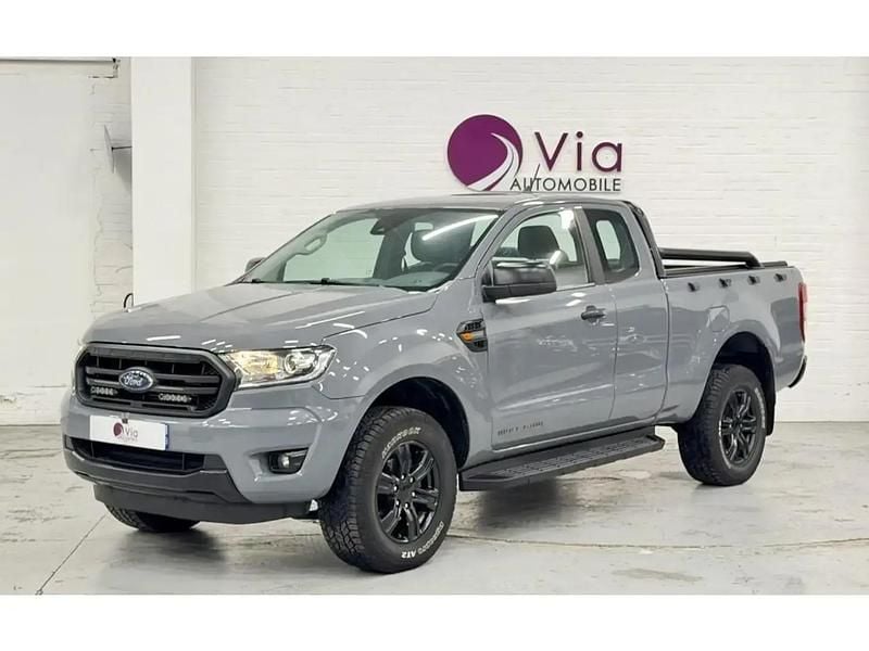 Gris Occasion 2022 Ford Ranger Wildtrack Pick-up | 32 990 € (Super prix) - Image 1/4