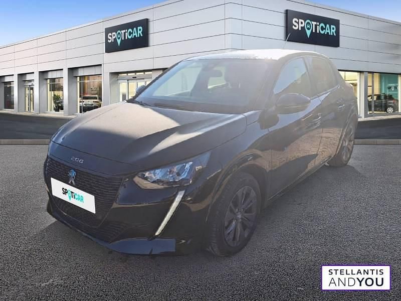 Noir Utilisé 2022 Peugeot e-208 Allure Citadine | 14 090 € (Bon prix) - Image 1/4