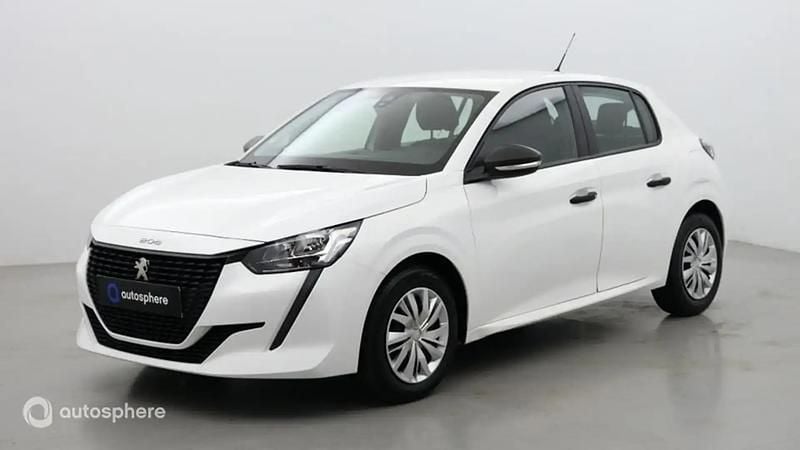 Blanc Utilisé 2021 Peugeot 208 S Citadine | 9 499 € (Bon prix) - Image 1/4