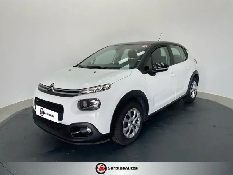 Blanc Utilisé 2017 Citroën C3 Feel Citadine | 7 990 € (Prix juste) - Image 1/4