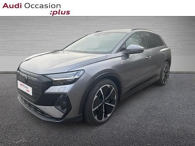 Gris typhon métallisé Occasion 2025 Audi Q4 e-tron S-Line SUV | 62 900 € - Image 1/4
