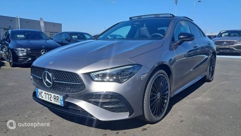 Gris montagne métallisé Utilisé 2025 Mercedes CLA250e AMG line Berline | 49 999 € (Prix cher) - Image 1/4
