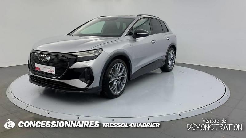 Argent Utilisé 2023 Audi Q4 e-tron S-Line SUV | 39 999 € (Prix juste) - Image 1/4