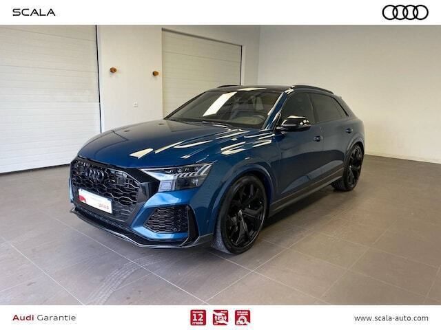 Bleu galaxie métallisé Utilisé 2020 Audi RS Q8 Sport SUV | 118 990 € (Prix cher) - Image 1/4
