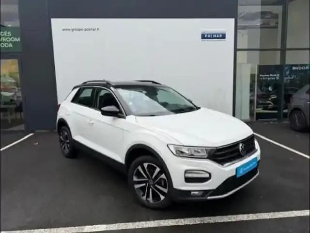 Blanc pur Utilisé 2021 VW T-Roc United SUV | 19 490 € (Prix juste) - Image 1/4