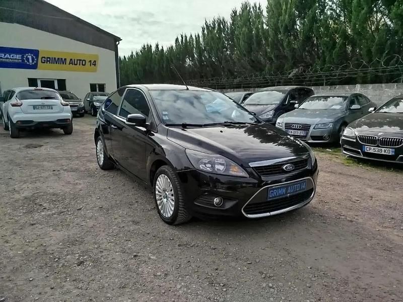 Noir Utilisé 2008 Ford Focus Ghia Berline | 2 490 € (Prix juste) - Image 1/4