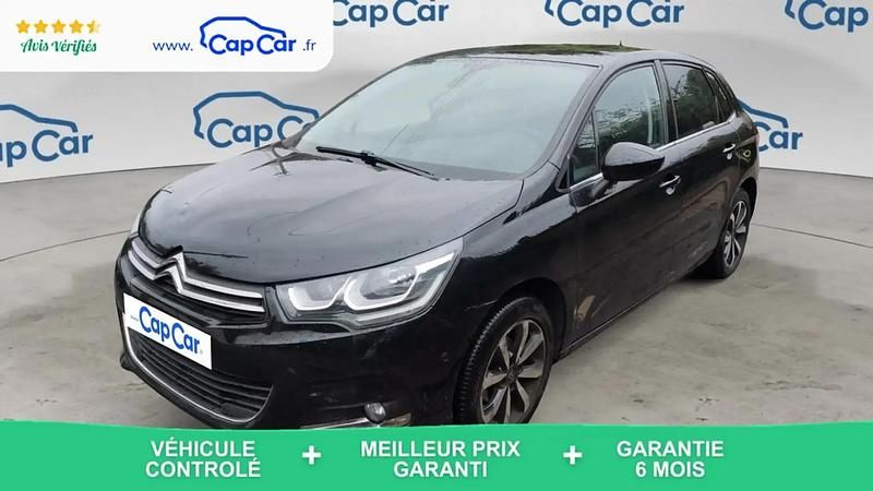 Noir Occasion 2017 Citroën C4 PureTech Berline | 5 490 € (Super prix) - Image 1/4