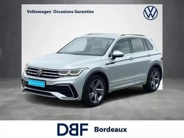 Argent Occasion 2022 VW Tiguan R-line SUV | 32 999 € (Prix juste) - Image 1/4