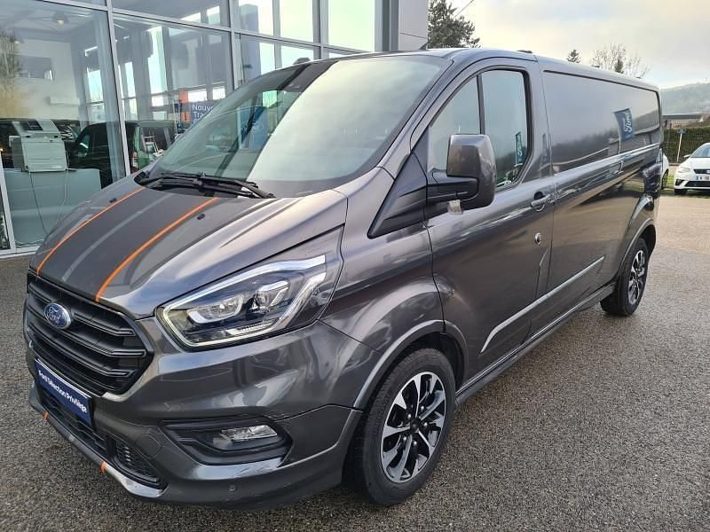 Gris magnã©tic mã©tallisã©e Occasion 2020 Ford Transit Sport Van | 28 999 € (Prix cher) - Image 1/4