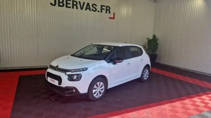 Blanc Utilisé 2022 Citroën C3 Business Class Citadine | 9 590 € (Bon prix) - Image 1/4