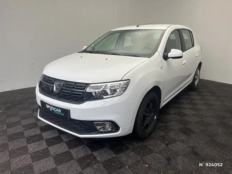 Blanc Utilisé 2019 Dacia Sandero Comfort Citadine | 10 980 € (Prix juste) - Image 1/4