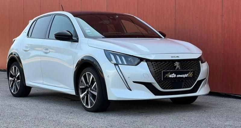 Blanc Utilisé 2021 Peugeot 208 GT-line Citadine | 15 900 € (Prix juste) - Image 1/4
