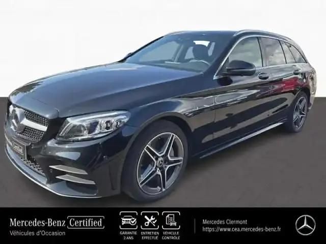 Noir obsidienne Utilisé 2021 Mercedes C300 AMG line Break | 33 990 € (Prix juste) - Image 1/4