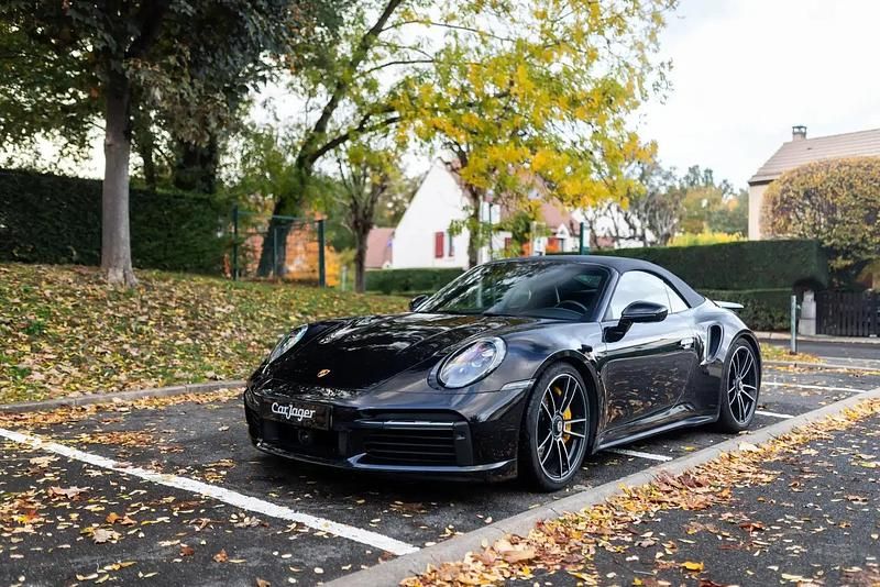 Noir Occasion 2020 Porsche 911 Turbo S Cabriolet Cabriolet | 239 990 € - Image 1/4