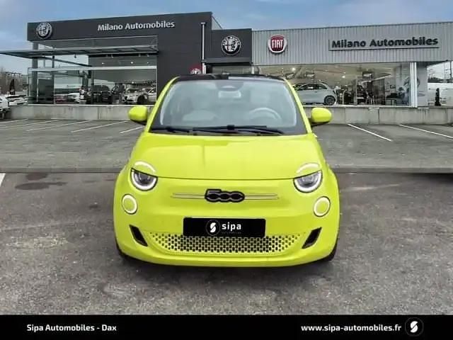 Nouvelle Fiat 500e 69 kW (95 ch) 2025 Vert acide Berline