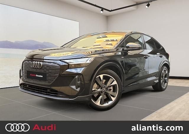 Noir mythe métallisé Occasion 2024 Audi Q4 Sportback e-tron Design SUV | 47 990 € (Prix assez cher) - Image 1/4