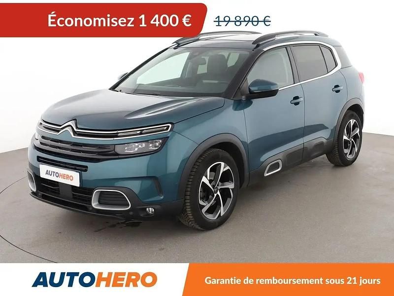 Bleu Occasion 2019 Citroën C5 Aircross PureTech SUV | 18 490 € (Prix juste) - Image 1/2