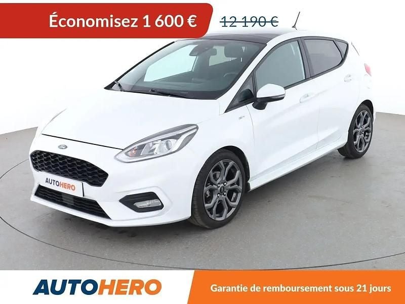 Blanc Occasion 2018 Ford Fiesta ST-Line Citadine | 10 590 € (Bon prix) - Image 1/2
