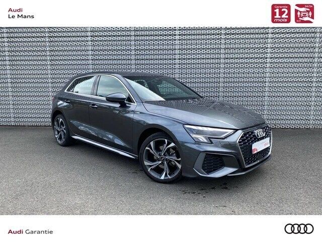 Gris daytona nacré Utilisé 2022 Audi A3 S-Line | 28 490 € (Prix assez cher) - Image 1/4
