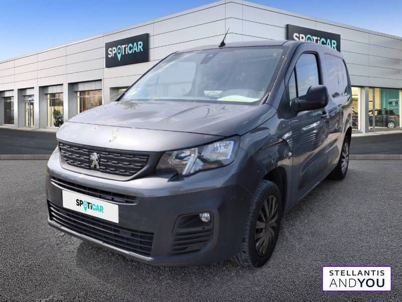 Gris Utilisé 2019 Peugeot Partner S Monospace | 15 290 € (Prix juste) - Image 1/3