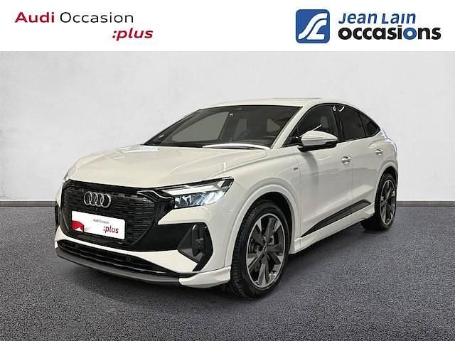 Blanc glacier métallisé Occasion 2024 Audi Q4 Sportback e-tron Design SUV | 43 990 € (Super prix) - Image 1/4