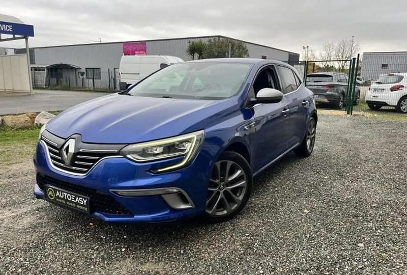 Bleu Occasion 2016 Renault Mégane GT Line GT-Line Berline | 12 490 € (Prix juste) - Image 1/4