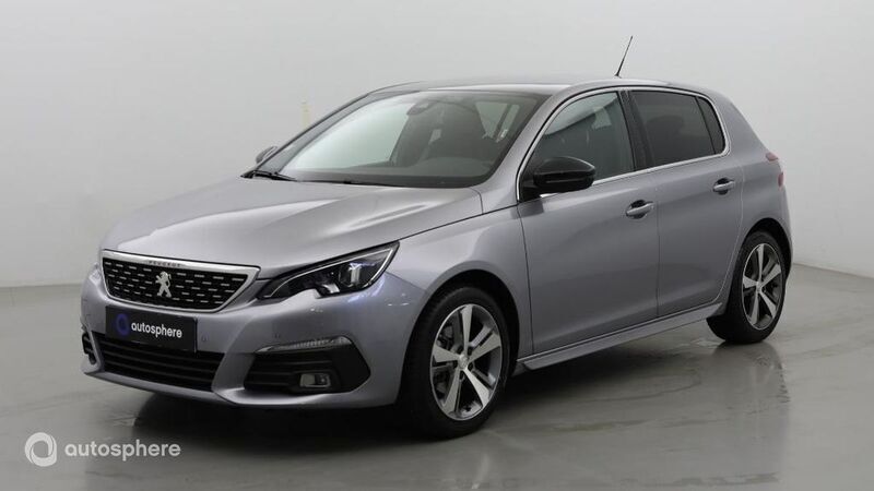 Gris Utilisé 2018 Peugeot 308 GT-line Berline | 13 799 € (Bon prix) - Image 1/4